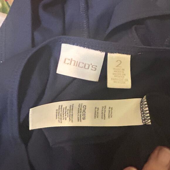 Liz Claiborne Women XXL Blouse Sheer Cap Sleeve  Ruffle Neck Notched Beachy Boho - Picture 6 of 6